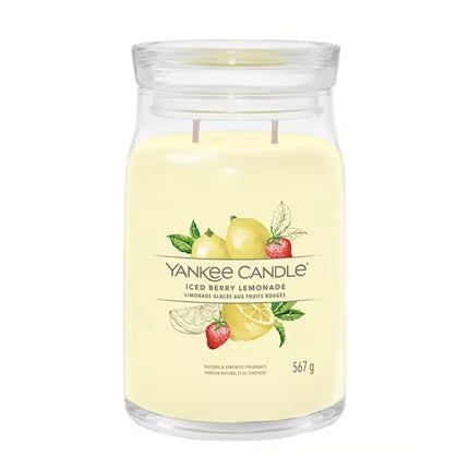 Bougie parfumée Yankee Candle Iced Berry Lemonade Signature – 567 g