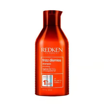 Redken Frizz Dismiss – Shampooing Sans Sulfate 300 ml pour Protection Anti-Humidité et Lissage