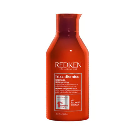 Redken Frizz Dismiss – Shampooing Sans Sulfate 300 ml pour Protection Anti-Humidité et Lissage